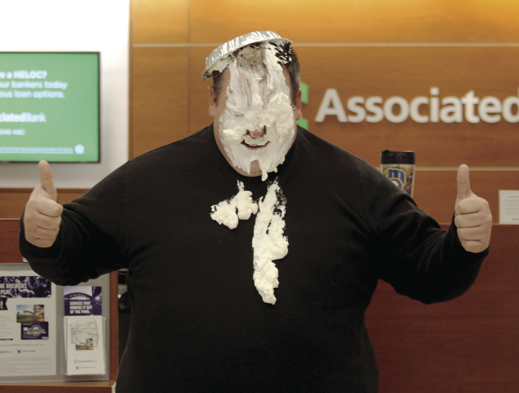 Pie-faced for a good cause